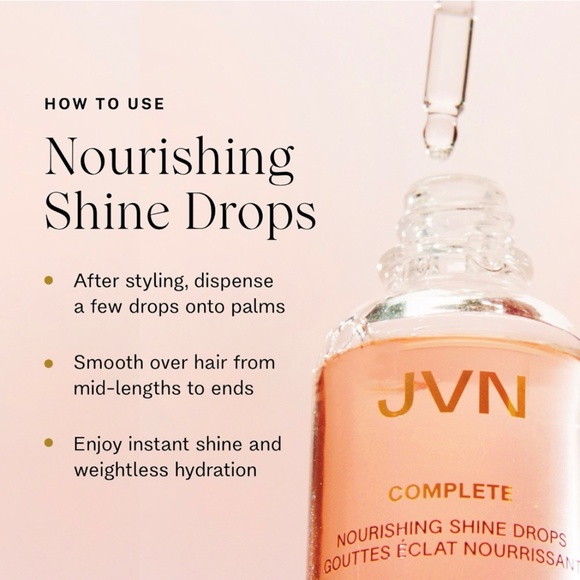 JVN Complete Nourishing Hair Oil Shine Drops - Picture 3 of 9